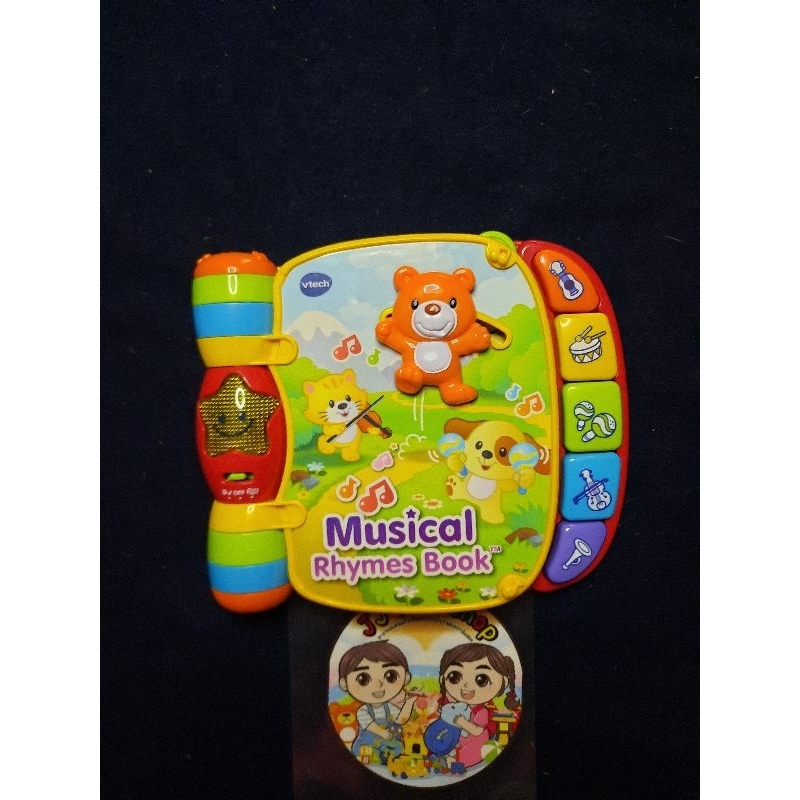 vtech 📍มือสอง 📍 หนังสือเสียงรุ่นใหม่มีเสียงมีไฟมีหกเพลงและกิจกรรมแต่ละหน้า