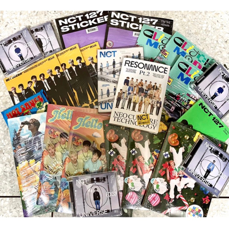 [พร้อมส่ง] อัลบั้มเปล่า กู้ด md ตุ๊กตา NCT 127 Dream U WayV djj candy beatbox universe perfume istj ayyo sticker