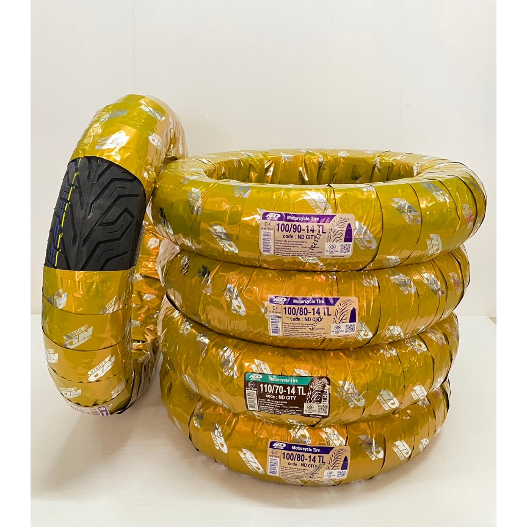 ยางนอก ND CITY ขอบ 14 TL (ไม่ใช้ยางใน)