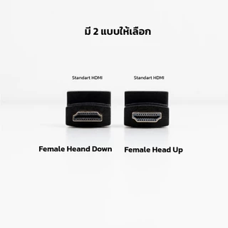 ⚡COD⚡Jasoz HDMI Male to Famale Adapter แท้ ความคมชัดระดับ 4K ULTRA HD คุณภาพสูง เหมาะสำหรับทีวีติดผนัง