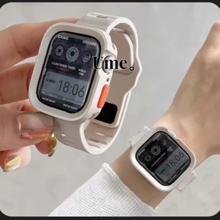 taro สายนาฬิกา smart watch ไนลอนสําหรับ Watch11 10 9 8 ultra 7 6 5 4 3 2 1 41/44/45/40/46mm สายสําหรับแอปเปิ้ลวอช