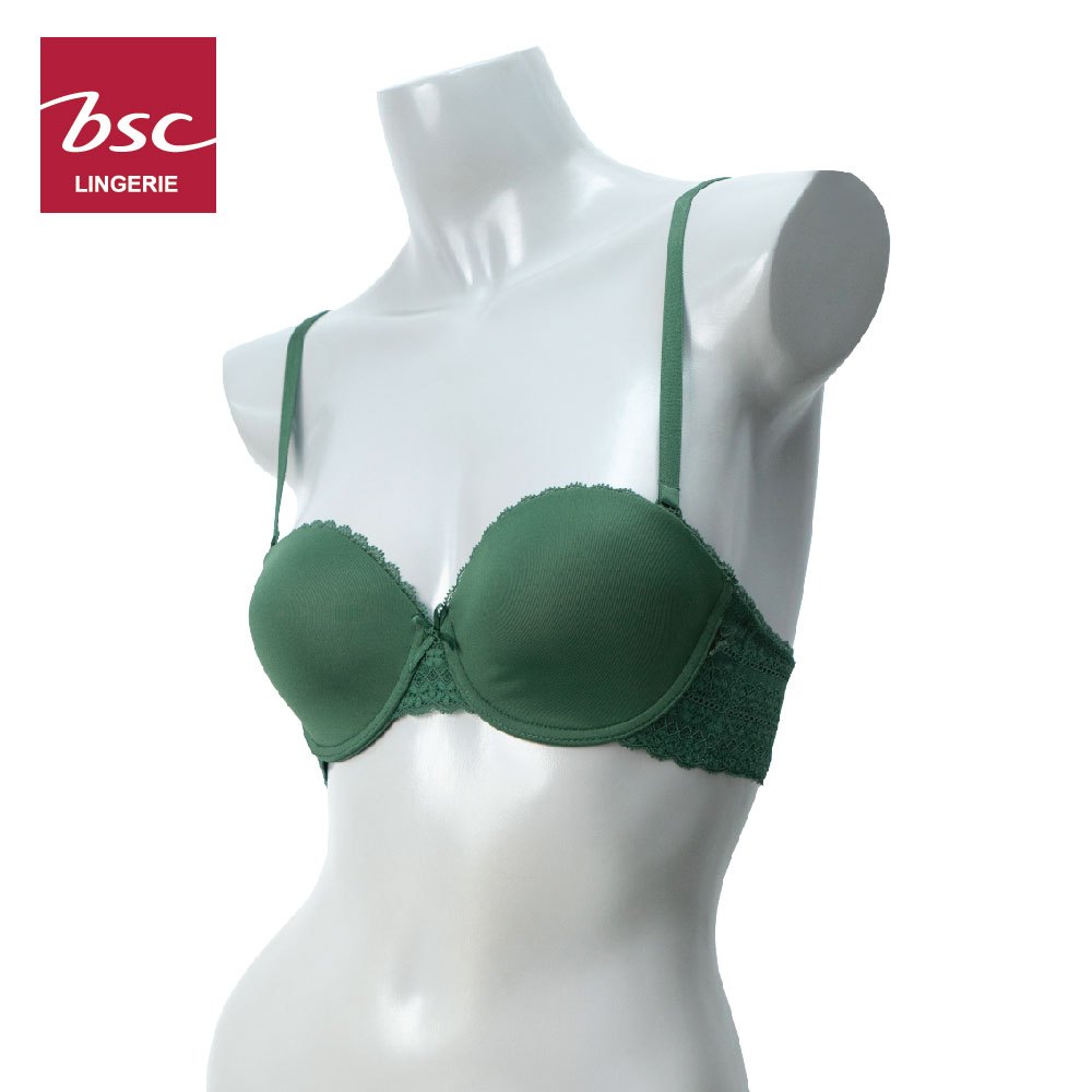 BSC เสื้อชั้นในแบรนด์ดัง เกรดA ของแท้ โมล 1/2 คัพ เสริมโครง บราเกาะอก รุ่น BB6574