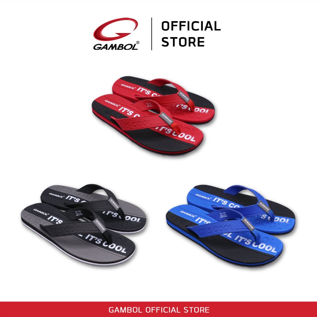 GAMBOL แกมโบล รองเท้าแตะหนีบชายหญิง รุ่น GM11437 / GW11437 Size 36-44