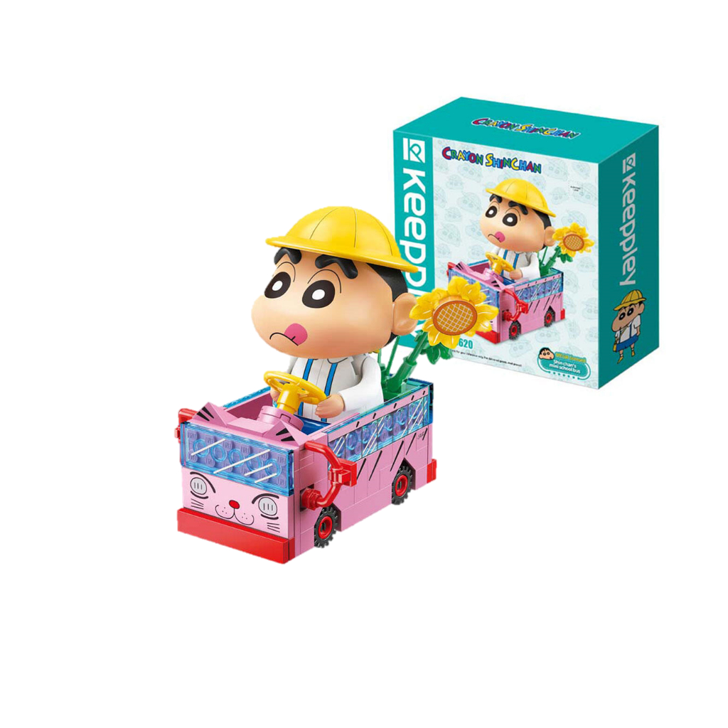Keeppley (คีปเพลย์) บริคตัวต่อ - Shinchan's Mini bus รหัส QMSCK20620