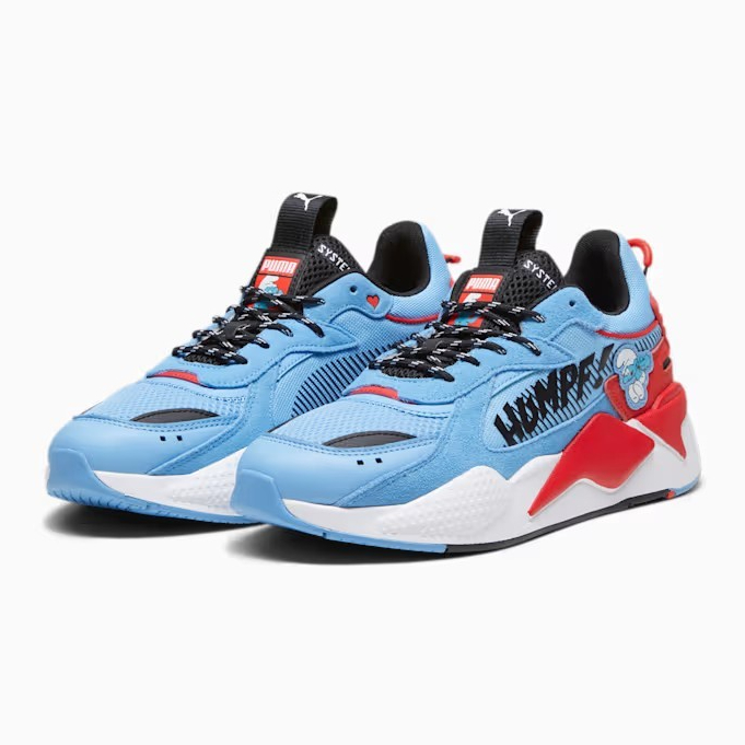 [ลด20% เก็บโค้ด 20XTRA1000] PUMA RS-X THE SMURFS รองเท้า พูม่า แท้ ผู้ชาย รองรับการวิ่งและออกกำลังกาย