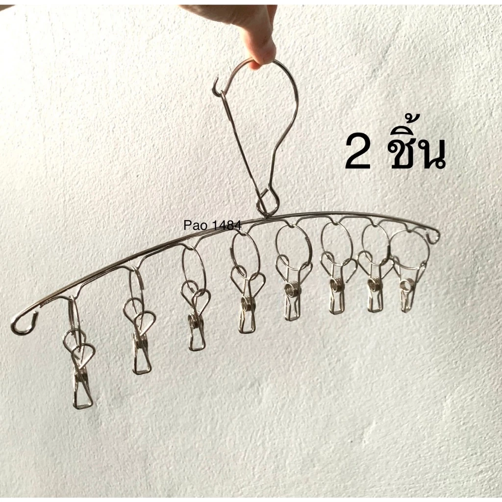 ---โปรโมชั่น--- ที่หนีบผ้า สแตนเลส 20 ที่หนีบ ไม่ขึ้นสนิม สแตนเลส หนา 2.5 mm#D010 thumbnail 8