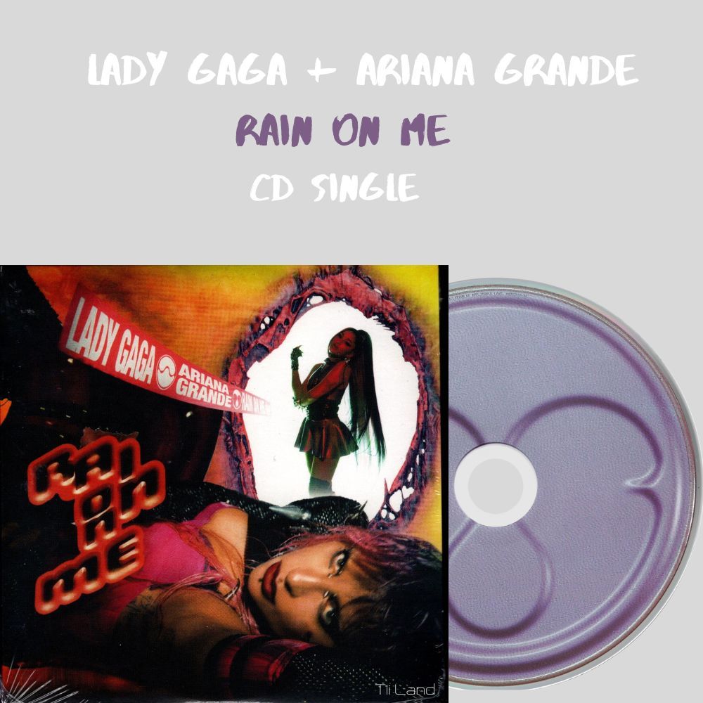 CD Single เพลง LADY GAGA &amp; ARIANA GRANDE - Rain On Me (ใหม่/ซีล) (2020)