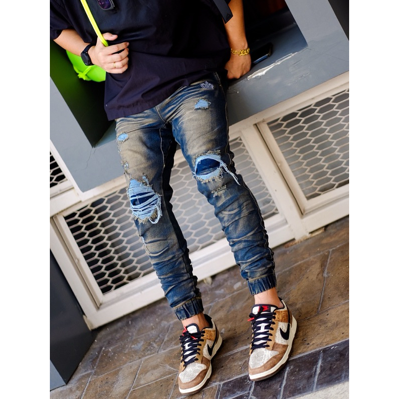 ยีนส์ยืด Blast jogger พร้อมส่ง