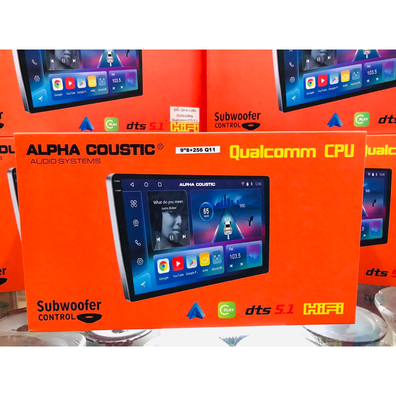 ALPHA COUSTIC Q11  9”นิ้ว 10”นิ้ว RAM8ROM256 จอ2K