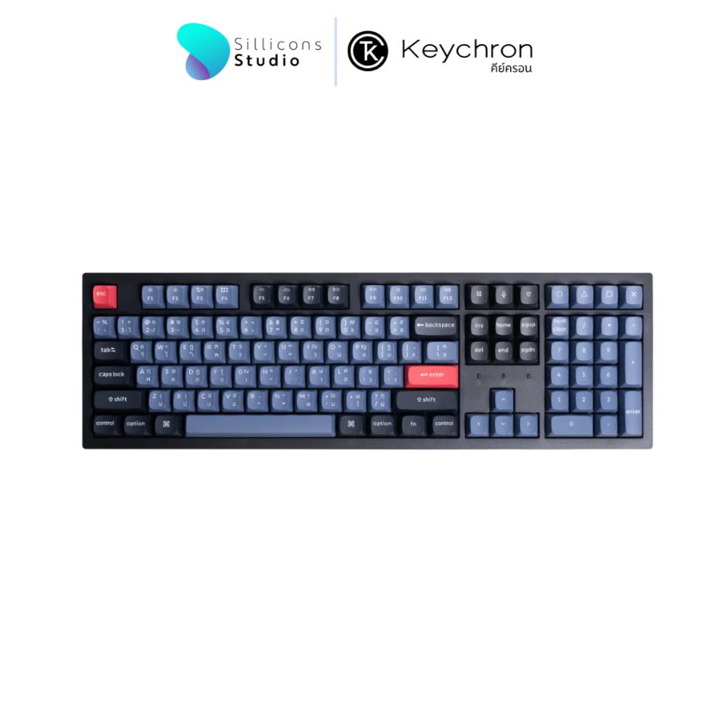 [ใส่โค้ด15MALL45ลด15%]Keychron K10 Pro Mechanical Keyboard แมคคานิคอลคีย์บอร์ดไร้สาย (QMK/VIA) (ภาษา