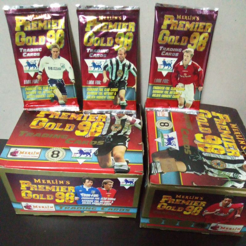 การ์ดฟุตบอล PREMIER GOLD 98 : MERLIN'S การ์ดพรีเมียร์ลีก 1998