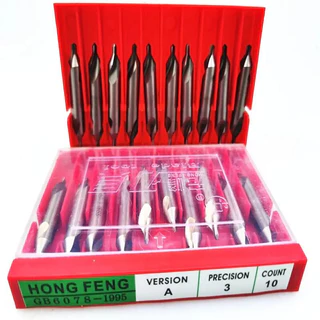ดอกนำศูนย์ HSS 60องศา สีเงิน CENTER DRILL HSS 1มิล-5มิล