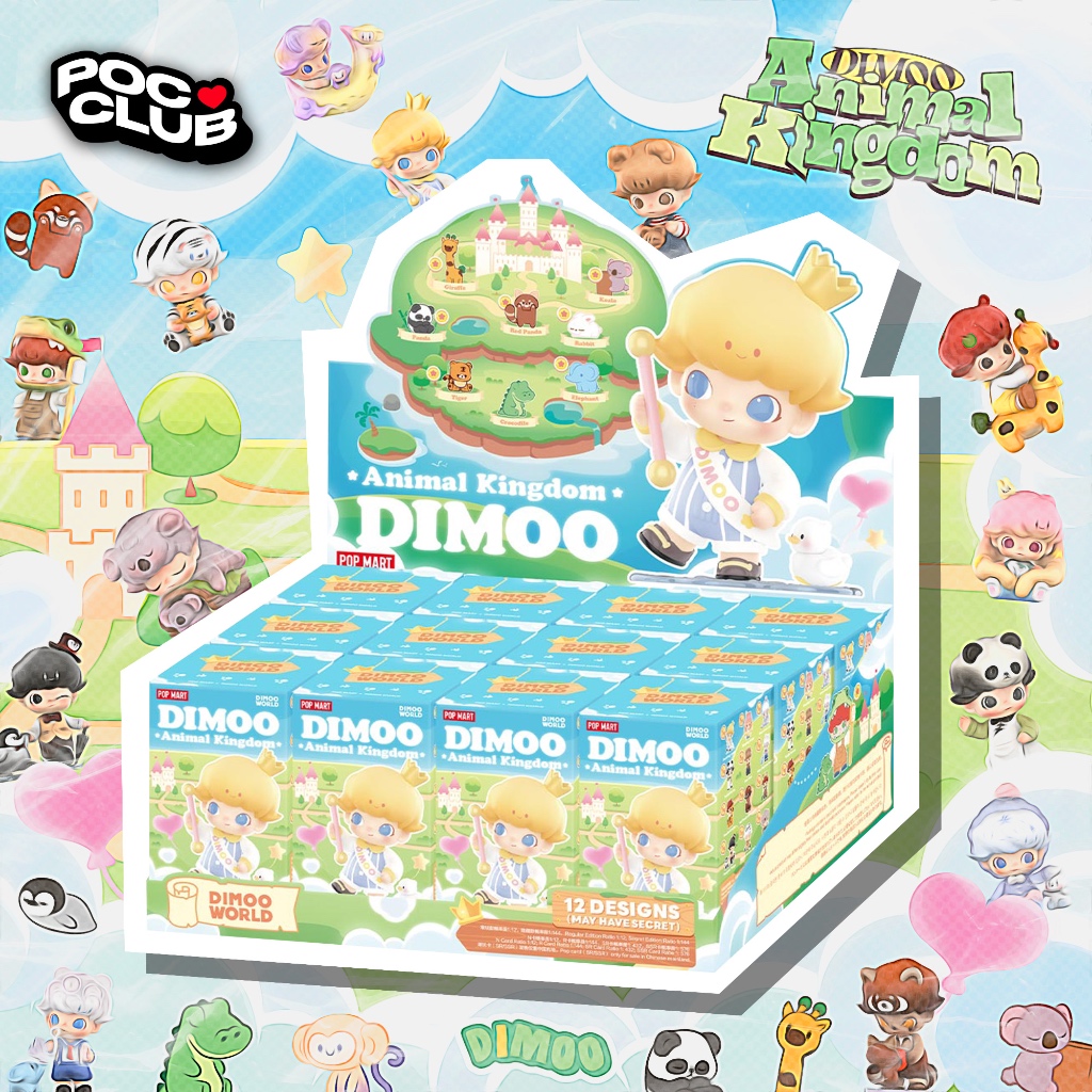 [POC CLUB] Dimoo Animal Kingdom Blindbox Series