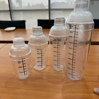 SUMO เชคเกอร์พลาสติก PC Food Grade 300/500/700/1000 ml Cocktail Shaker ผสมเหล้า ผสม ชานม ไข่มุก