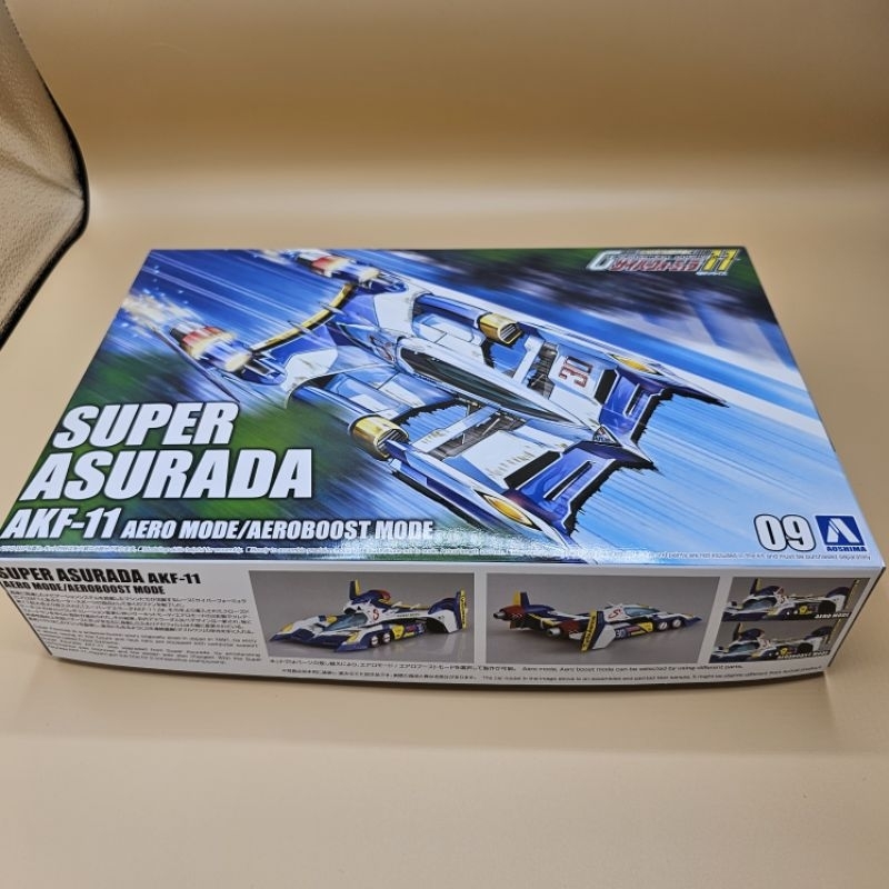 AOSHIMA No.09 CYBER FORMULAR SUPER ASURADA AKF-11 AERO 1/24 โมเดล