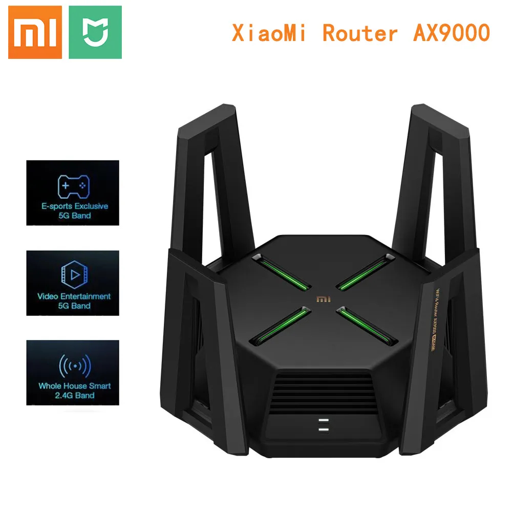 Xiaomi Mi AX9000 Router WiFi6 Enhanced Edition เราเตอร์สำหรับเกมเมอร์และบ้านอัจฉริยะ