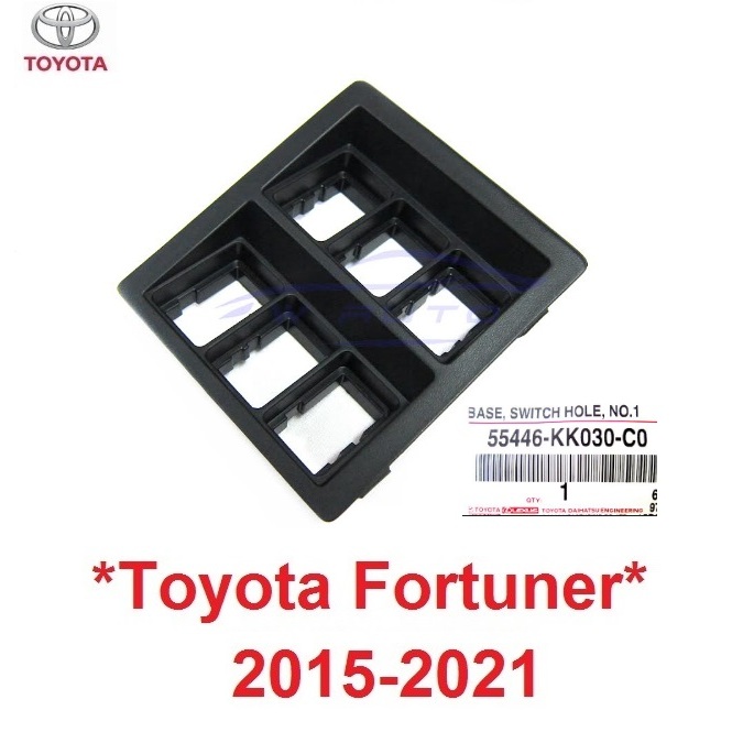 แท้ แผงช่องใส่สวิทซ์ Toyota Fortuner Revo 2015 - 2022 กรอบสวิทช์ รูสวิตซ์ โตโยต้า ฟอร์จูนเนอร์ ช่องสวิทซ์ สวิตช์ รีโว่