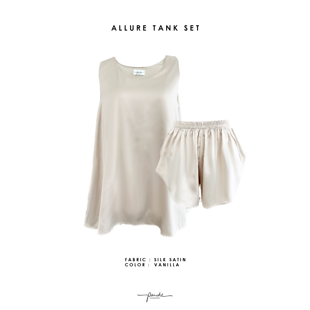 Panche.Sleepwear -  ชุดนอนรุ่น Allure สี Vanilla