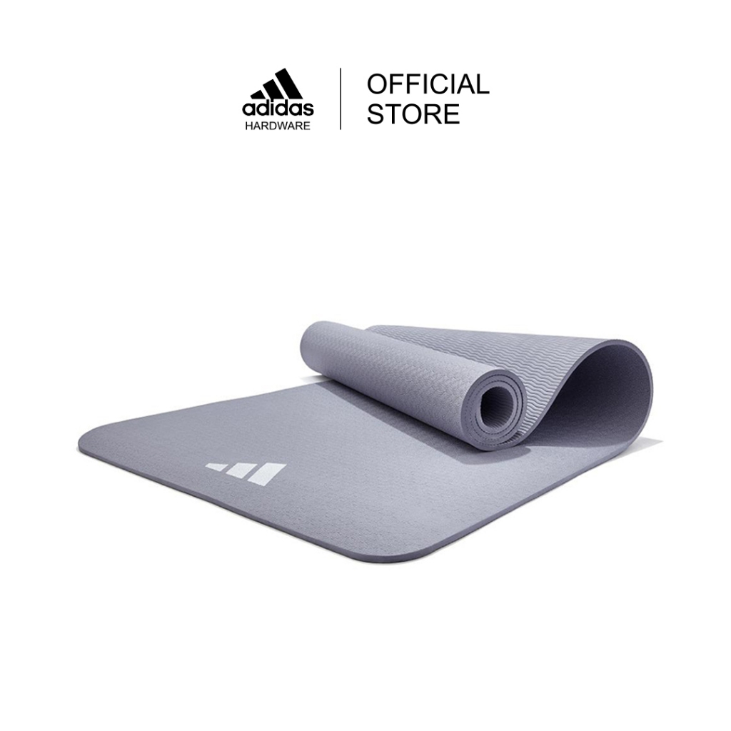 Adidas เสื่อโยคะ - 8 มม. (สีเทาเงิน) (Yoga Mat - 8mm - Silver Violet)