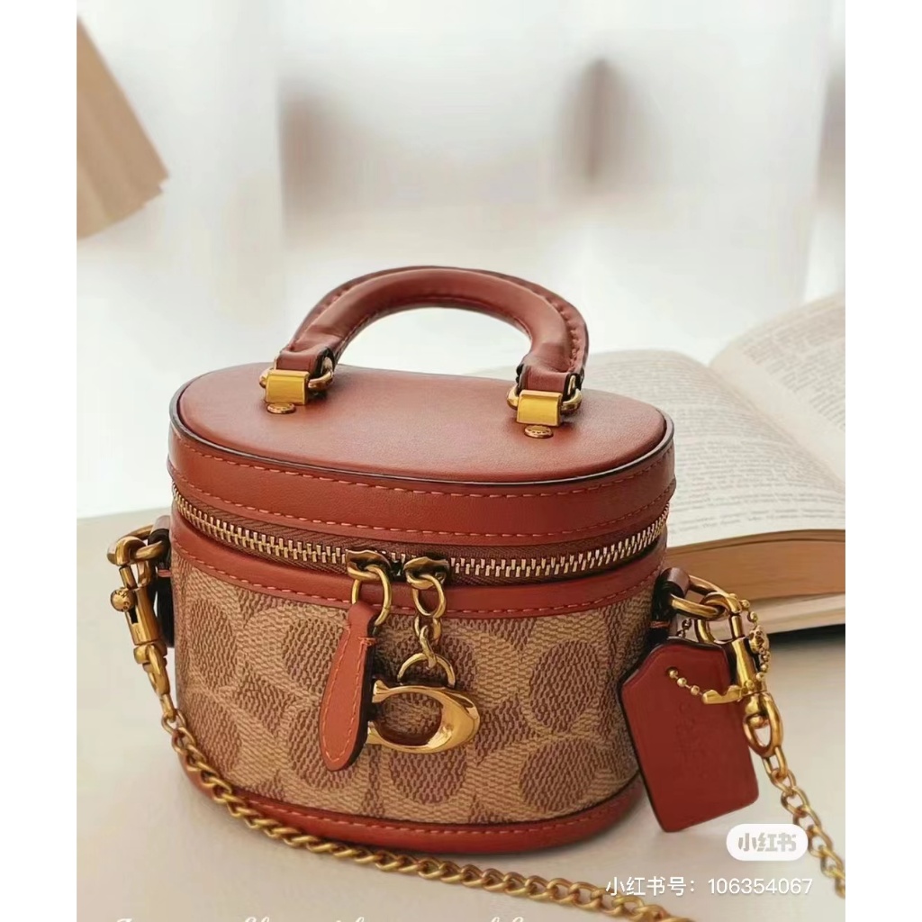 (ใบแจ้งหนี้+ฉลาก) COACH CE768 CE769 CT097 ผู้หญิง กระเป๋าถือ กระเป๋าสะพาย