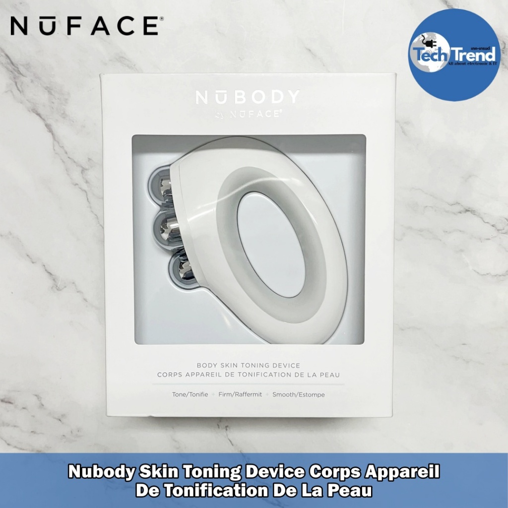 (Nuface) Nubody Skin Toning Device, White เครื่องยกกระชับร่องลึกใบหน้า ร่างกาย พร้อมเจลรองพื้นผิว
