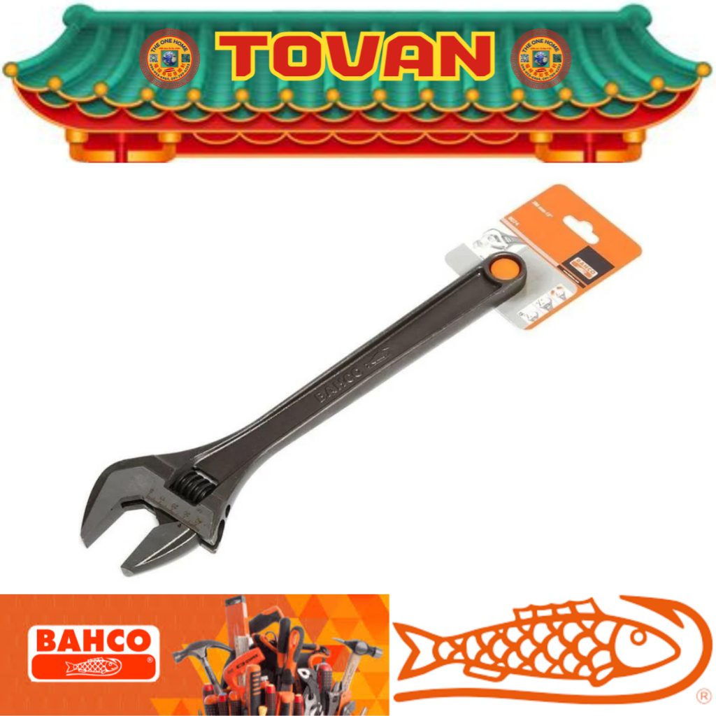 BAHCO   ประแจเลื่อน 12" รุ่น 8073 (สินค้ามีคุณภาพ..พร้อมจัดส่ง..) # ออกใบเสร็จ-ใบกำกับภาษีได้ครับ