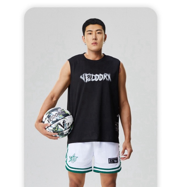 VEIDOORN เสื้อเล่นบาส แขนกุด ใส่สบาย ระบายอากาศได้ดี