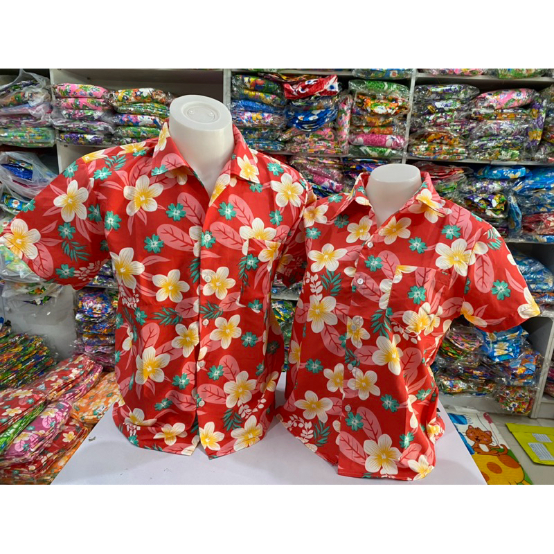 เสื้อลายดอก เสื้อสงกรานต์สีสวยสด