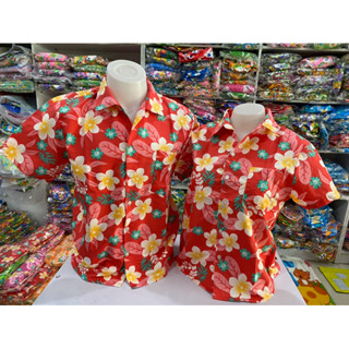 เสื้อลายดอก เสื้อสงกรานต์สีสวยสด