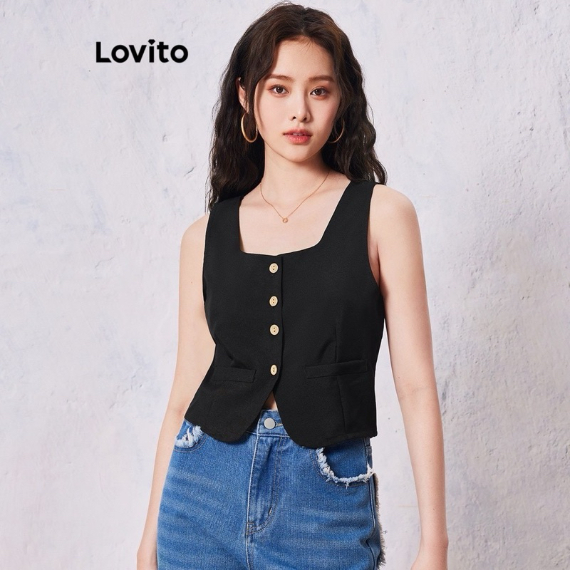 พร้อมส่งLovitoเสื้อแขนกุดผู้หญิงSizeL