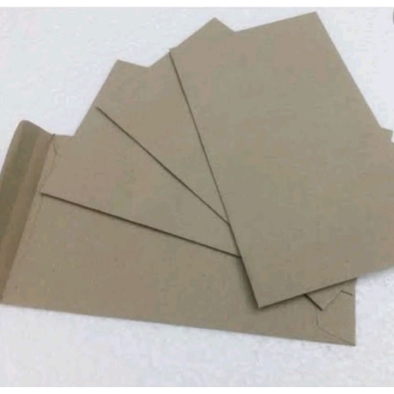 ซองเอกสารสีน้ำตาล แบบไม่จ่าหน้า หนา 110แกรมแพ็ค 100ใบ มีหลายขนาด