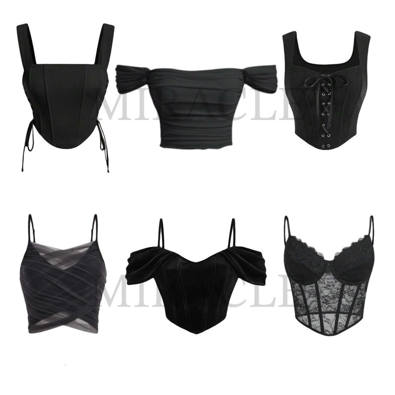Miracle Pre - order เสื้อเซ็กซี่ black collection 2