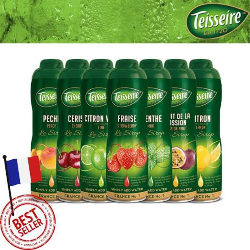 Teisseire casis / fraise / citron 600 ml. fl ไซรัปนำเข้าจากฝรั่งเศส 🇫🇷กลิ่นสตอเบอรี่/แบล็คเคอแรนท์/ เลมอน