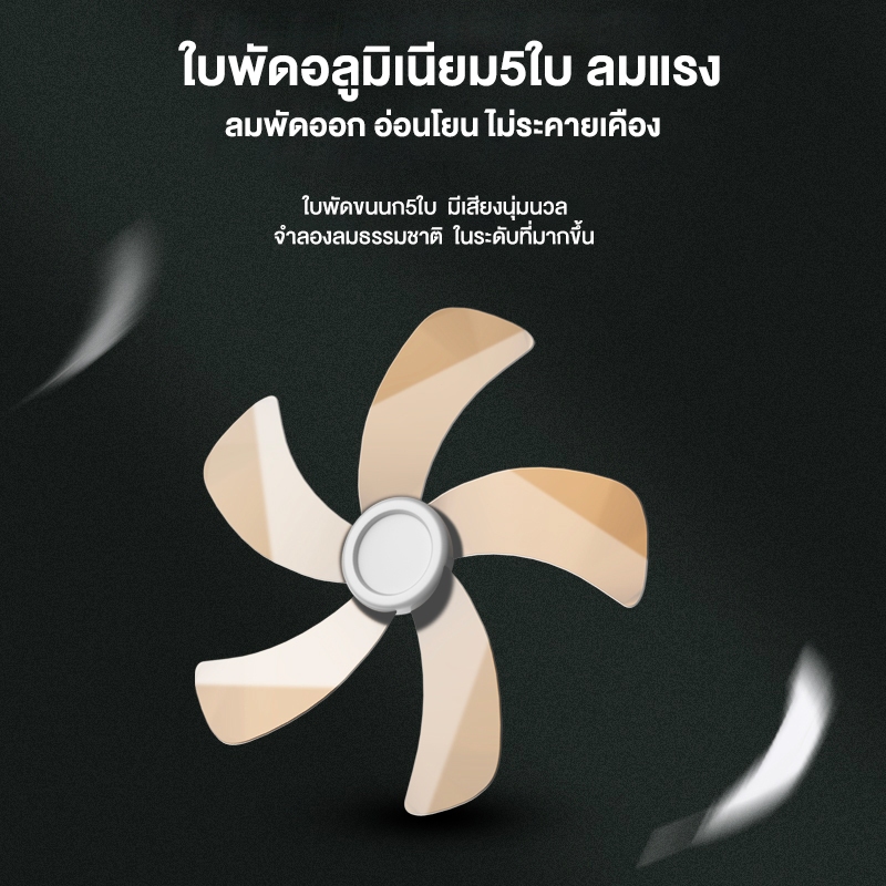พัดลมโซล่าเซลล์ Solar fan พัดลมติดผนัง พัดลม 12-16 นิ้ว พัดลมพกพา แบตเตอรี่ในตัว พัดลมตั้งพื้น ใช้งานกับไฟฟ้าได้ รูปที่ 6