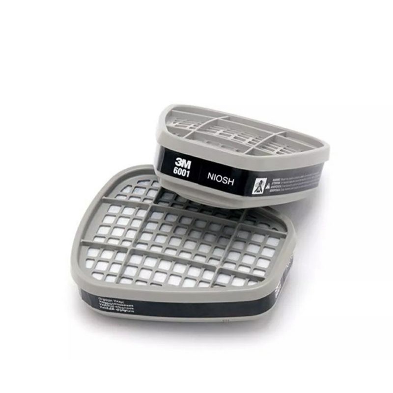 3M 6001 ตลับกรองสำหรับกรองไอระเหยสารตัวทำละลาย (สารอินทรีย์) ราคา ถูกที่สุด ดีลบีเคเค แกลเลอรีภาพที่ 3