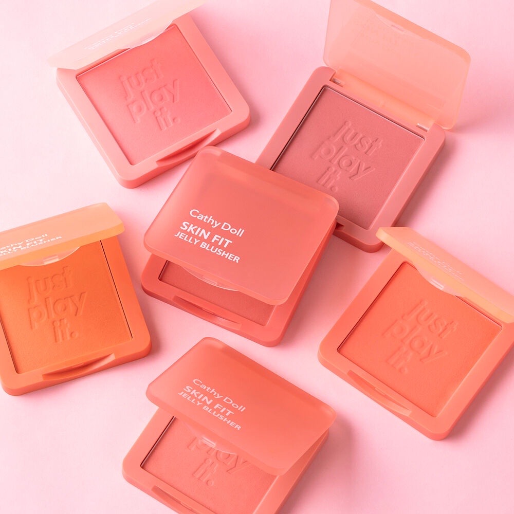Cathy Doll Skin Fit Jelly Blusher เคที่ดอลล์ สกินฟิต เจลลี่ บลัชเชอร์ บลัชออน 6g.