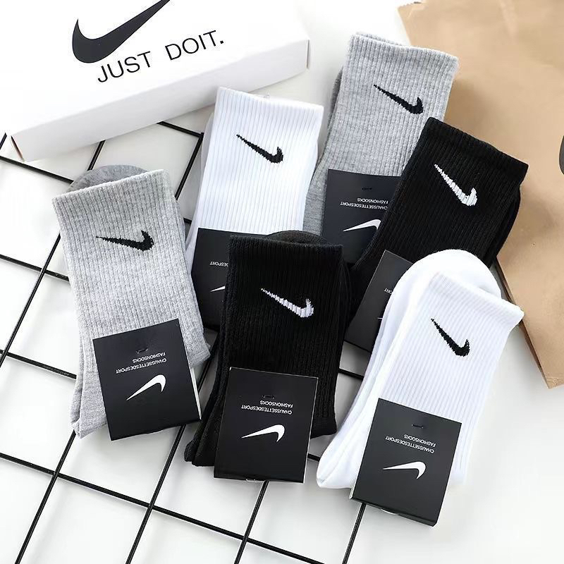 พร้อมส่งจากไทย! ถุงเท้าข้อยาว/ข้อสั้น หุ้มข้อ ข้อกลาง ถุงเท้ากีฬา หนา นุ่ม แฟชั่น มี3ขนาดให้เลือก ใช้ได้ทั้งชายและหญิง
