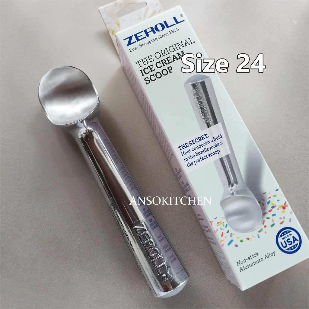 Zeroll Scoop Size 24 ที่ตักไอศครีมยี่ห้อ Zeroll (Made in USA) ขนาดของไอติมที่ได้ 1.5 oz./42 กรัม