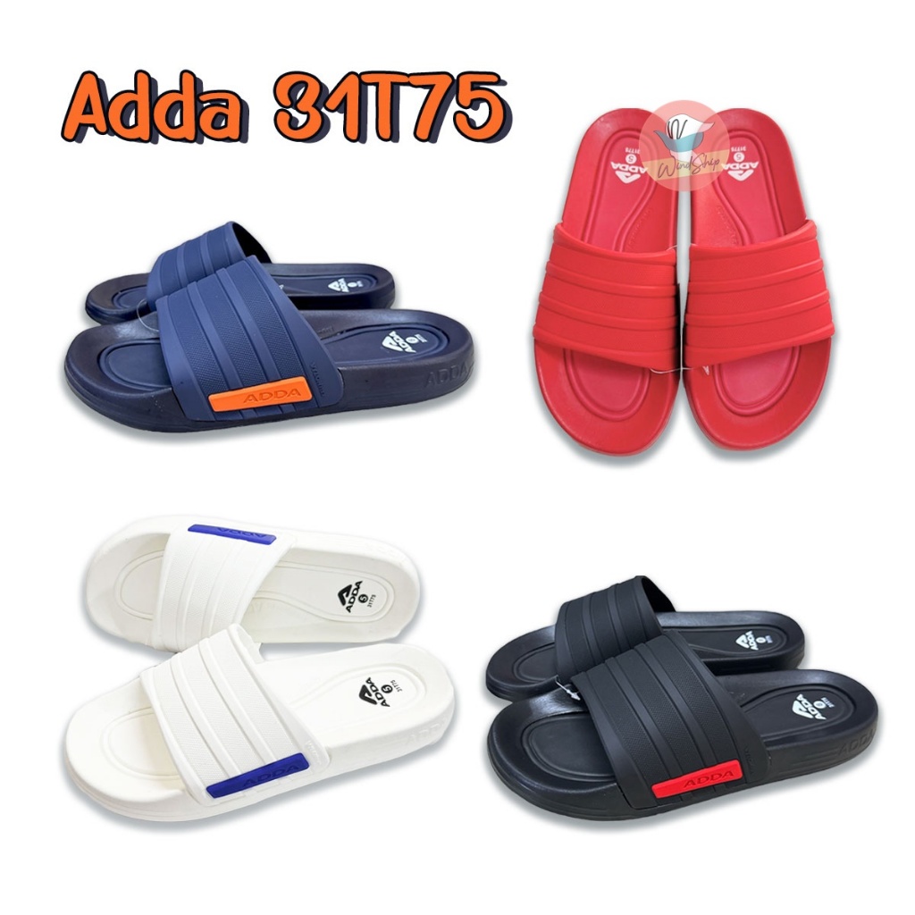 รองเท้า Adda 31T75 รองเท้าแอ้ดด้า แบบสวม รองเท้าแตะ น้ำหนักเบา