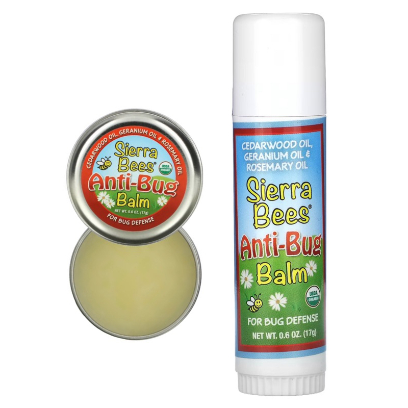 exp 8/26 บาล์ม ป้องกันแมลง Sierra Bees Anti Bugs 17กรัม