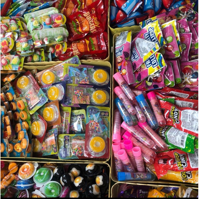 ขนมคละ30ชิ้น100 เยลลี่ พุดดิ้ง อมยิ้ม