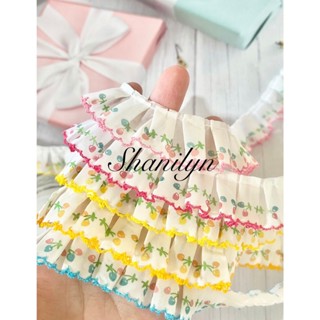 🌟น่ารักมาก🌟 27/36 ลูกไม้ไต้หวัน จับจีบ ขอบหยัก น่ารักมากๆหน้…