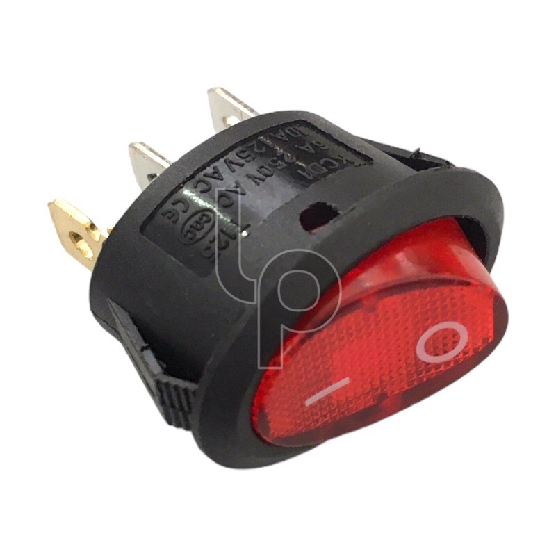 สวิตซ์ KCD-1 220V 3 ขา ทรงรี