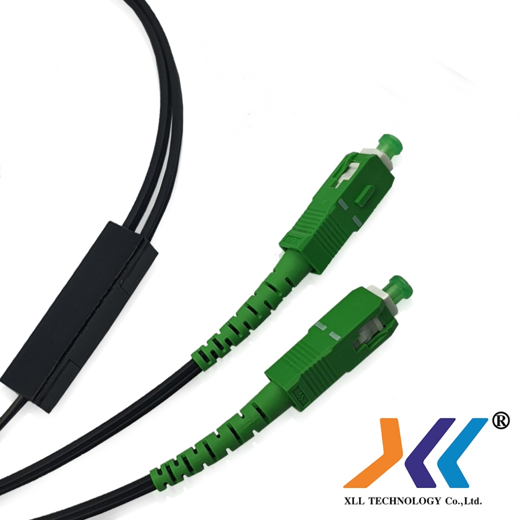 สายไฟเบอร์ออฟติกสำเร็จรูป OUTDOOR FTTH DROP CABLE 2 CORE SC/APC-SC/APC