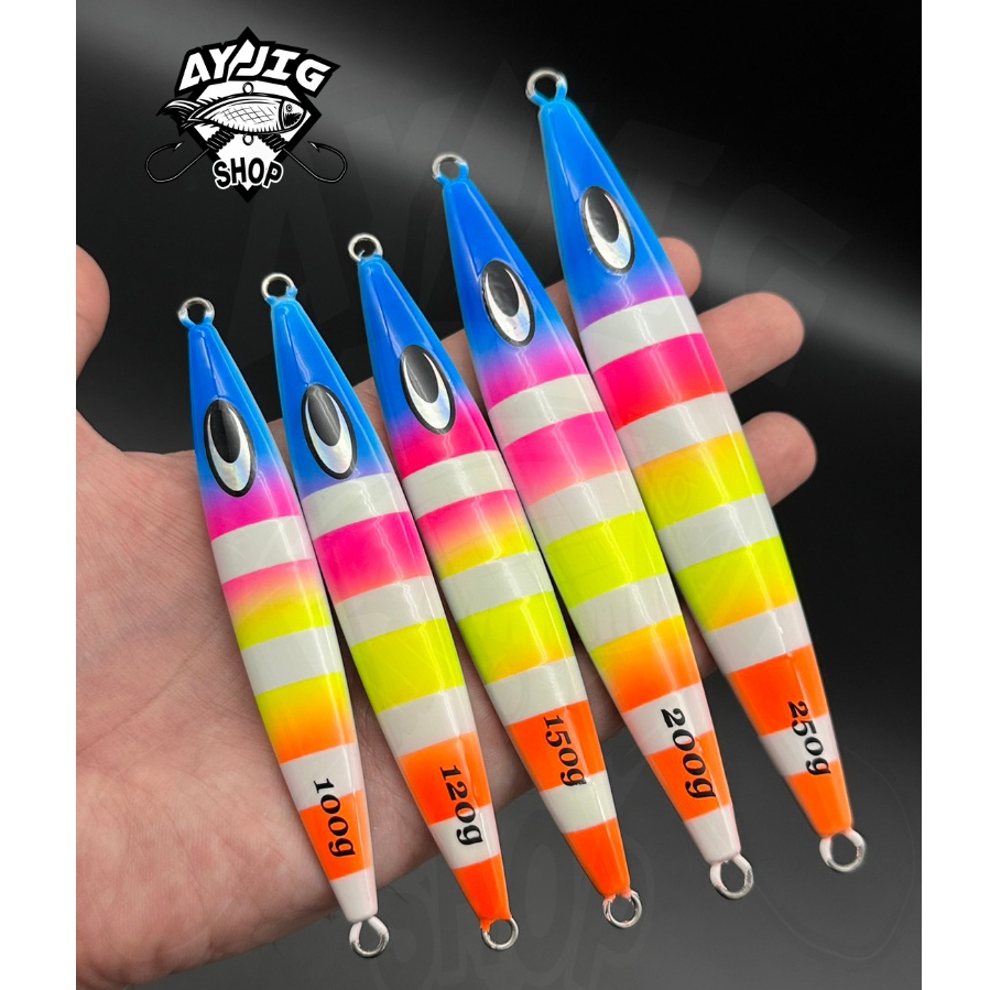 เหยื่อจิ๊ก [ ส่ง1-3วัน ]AY Jig [A2]เหยื่อจิ๊กม้าลายสีต่างๆ100-250กรัม เรืองแสงระดับSSSตัวนี้งานดีมาก ราคา ถูกที่สุด ดีลบีเคเค แกลเลอรีภาพที่ 7