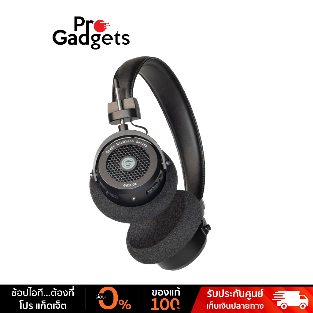 Grado GW100X Wireless Headphones Black หูฟังไร้สาย