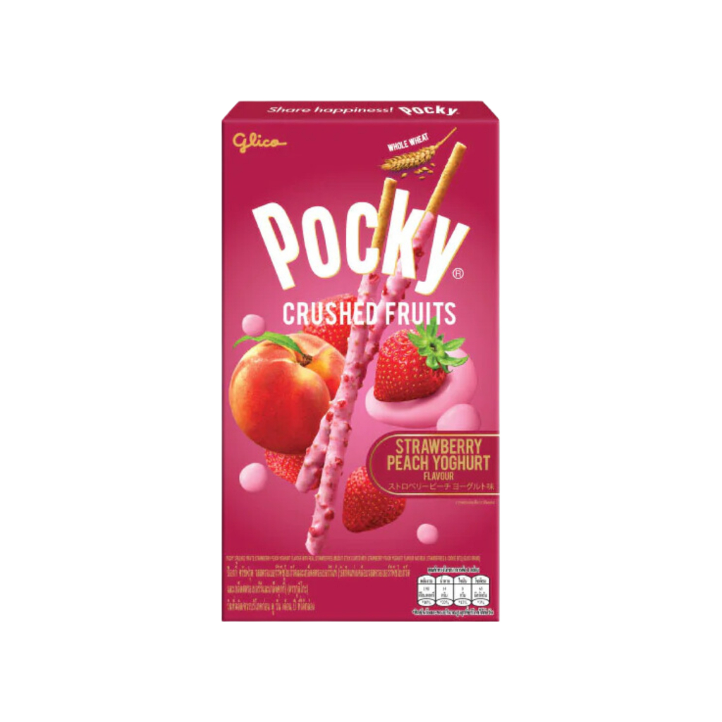 Glico Pocky กูลิโกะ ป๊อกกี้ บิสกิตแท่งเคลือบ รสสตอเบอร์รี่ รสชาเขียว รสชีสเค้ก หลายรสชาติ - รูปที่ 2