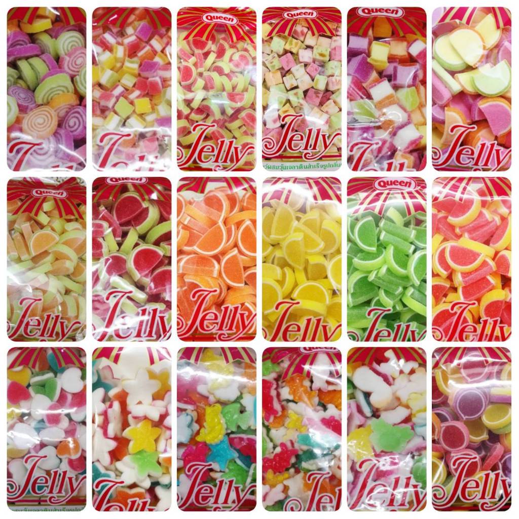 เยลลี่ตรา Queen เยลลี่แต่งขนม  ขนาด 450-500 กรัม