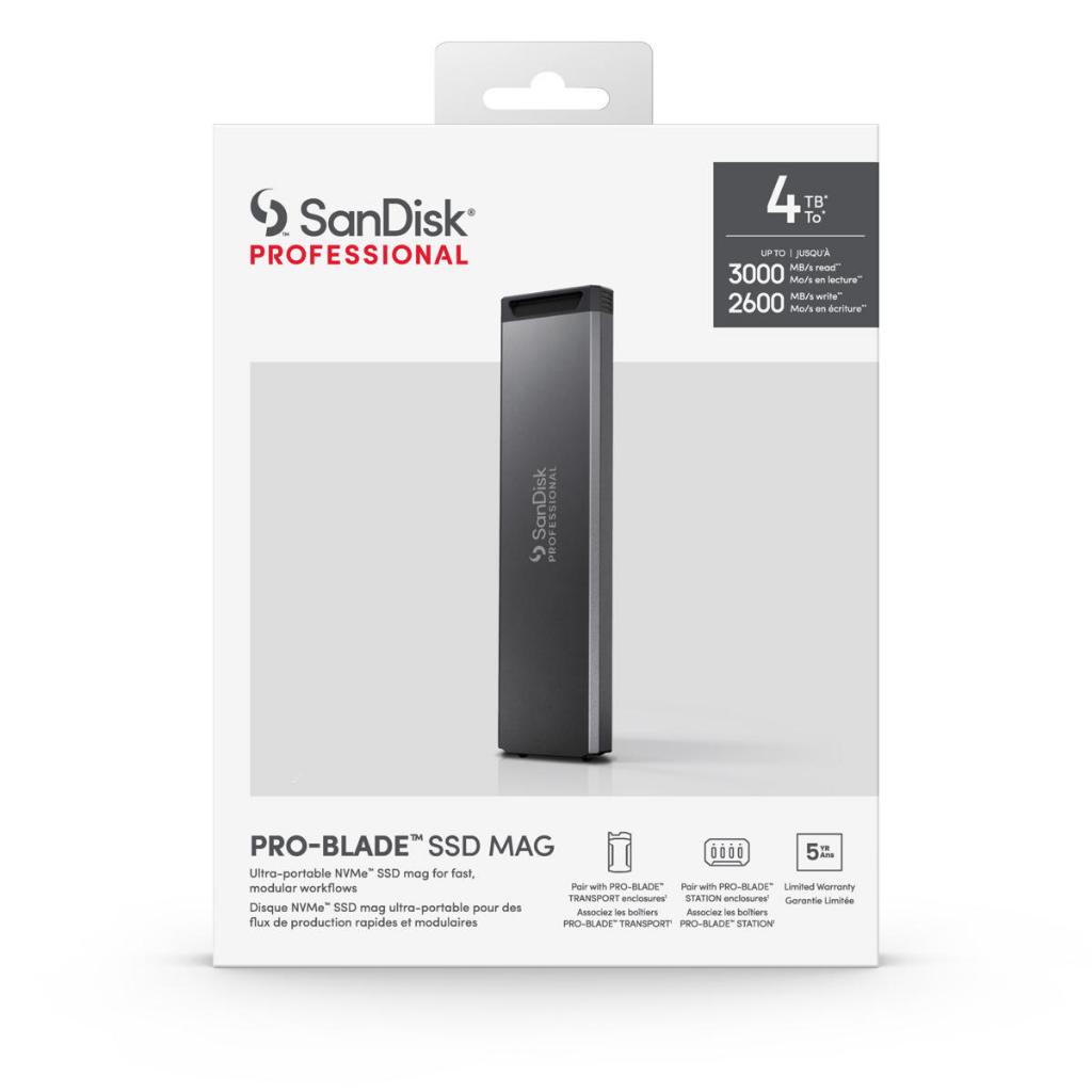 PRO-Blade SSD Mag 4TB - Portable & Modular NVMe SSD Mag, Ultra-Durable (SDPM1NS) SanDisk Professional