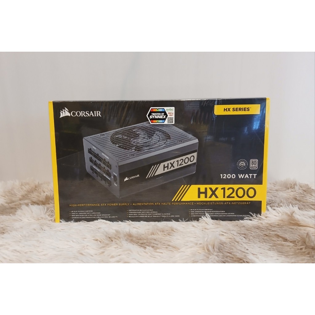 PSU (80+ Platinum) 1200w. CORSAIR HX1200